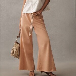 Pilcro Tan Wide Leg Pants